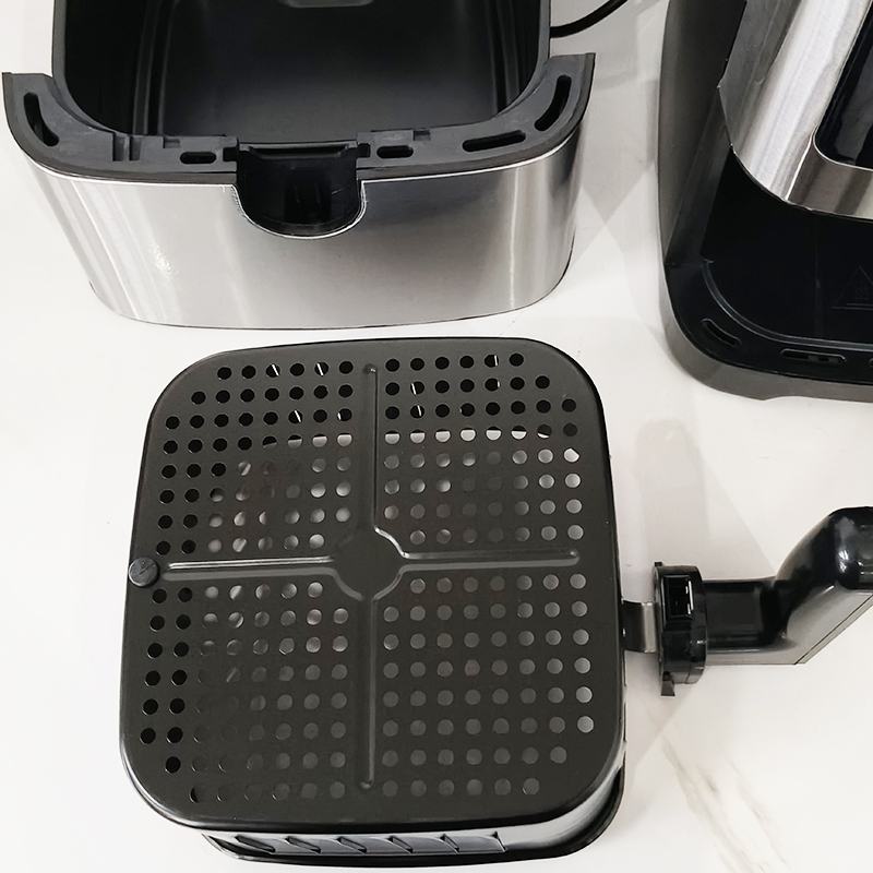 AIRFRAYER GENIAL INOX مقلاة هوائية غير لاصقة آمنة لتحضير الطعام المقرمش بدون زيت – Image 3