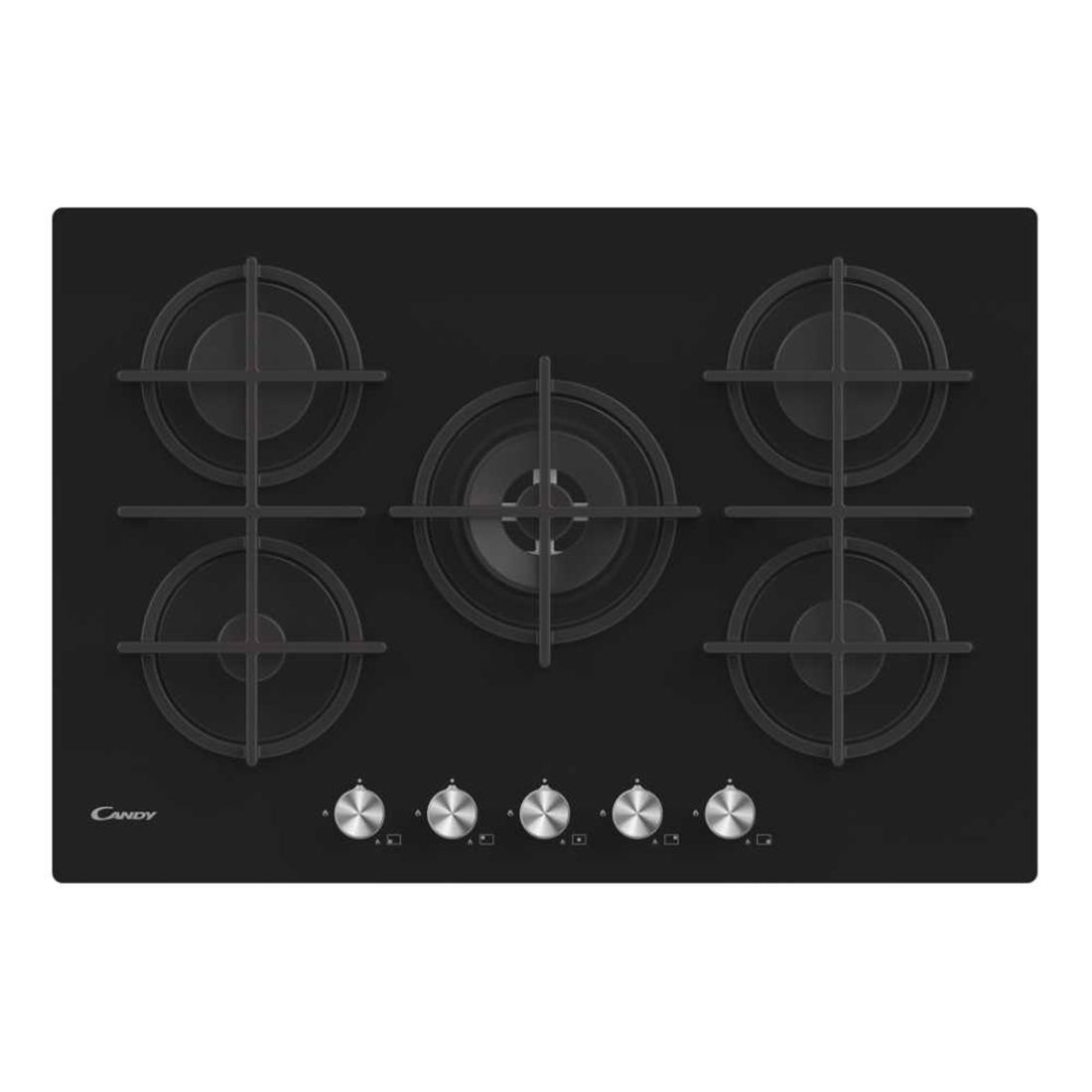 CANDY TC CVG74WPB VERRE 75CM 5F NOIR