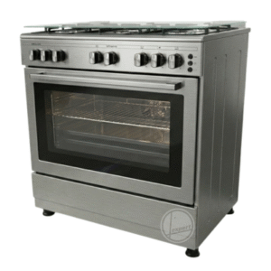 CUISINIERE A GAZ FITCO 5FEUX INOX 60CM*90CM FGC9502LOXG
