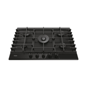HAIER PLAQUE GAZ HAHG7W5HEB 5F SERIE6 75CM NOIR