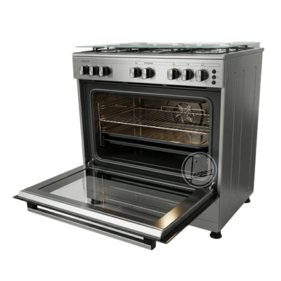 CUISINIERE A GAZ FITCO 5FEUX INOX 60CM*90CM FGC9502LOXG – Image 2