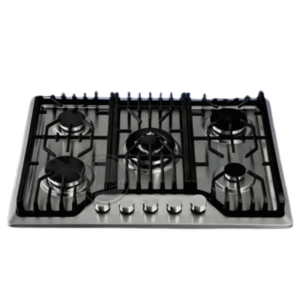 PLAQUE ACTIVE CHEF ENCASTRABLE GAZ- ALLUMAGE ÉLECTRIQUE INOX 5FEUX 70CM H5-70D3