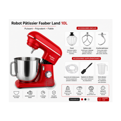 ROBOT PÉTRIN FAABER LAND 10L – Image 2