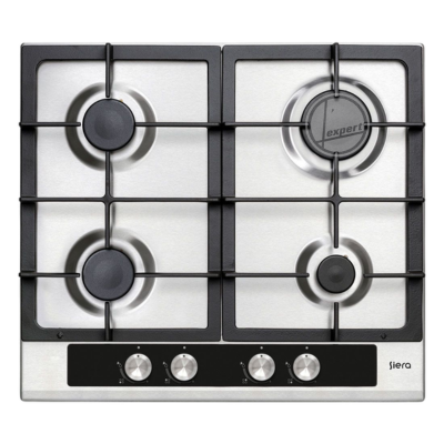 PLAQUE A GAZ SIERA PG6040GXTH 4F 60CM INOX