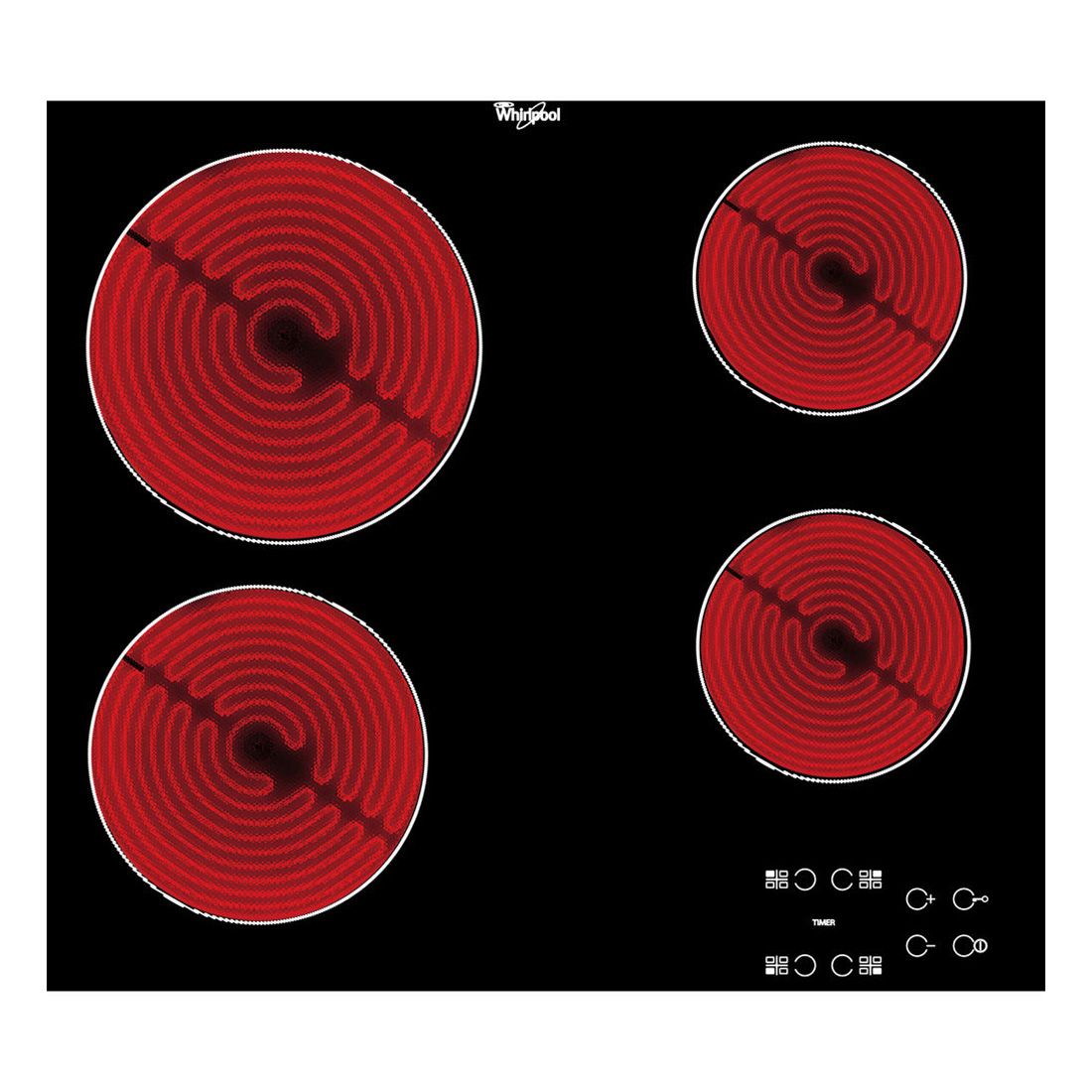 WHIRLPOOL TC AKT8090NE/AKT 801/NE 4F 60CM VITRO – Image 2