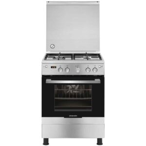 ARTHUR MARTIN CUISINIERE AKG633A7OX 4F GRILLES FONTE INOX